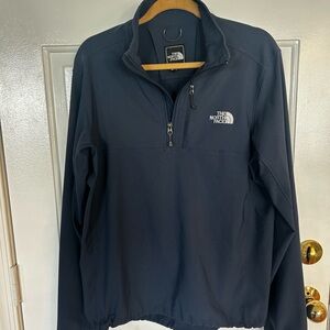 The North Face Navy Blue Lightweight Quarter-Zip Shirt Jacket